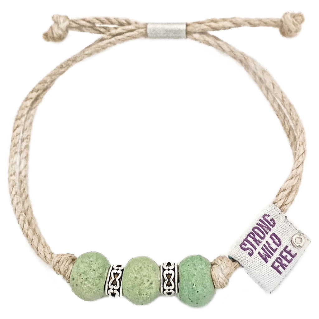 Strong Wild Free | Earth Vibes Bead Bracelet-0