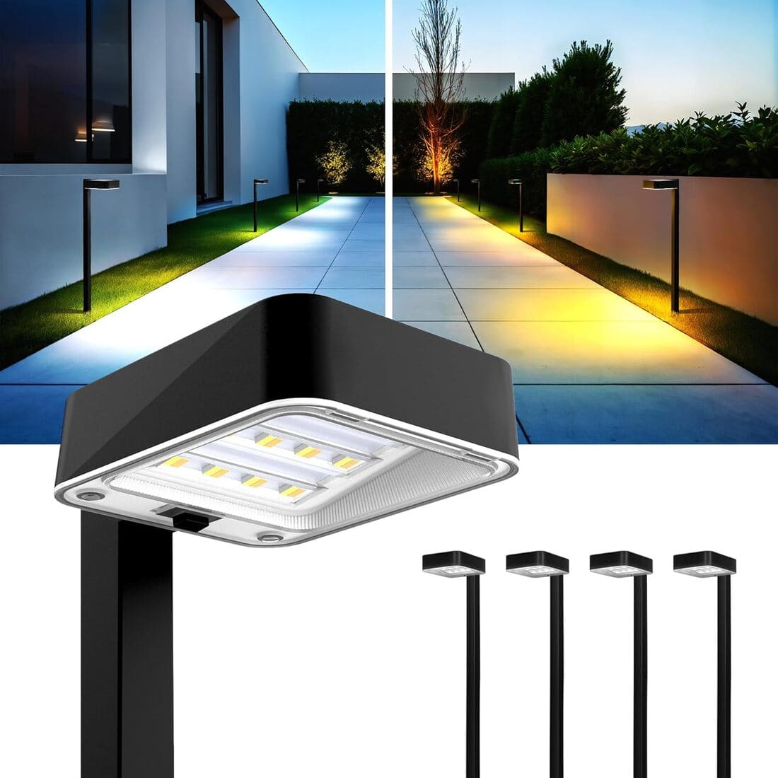 Bright Solar Modern Pathway Lights-5
