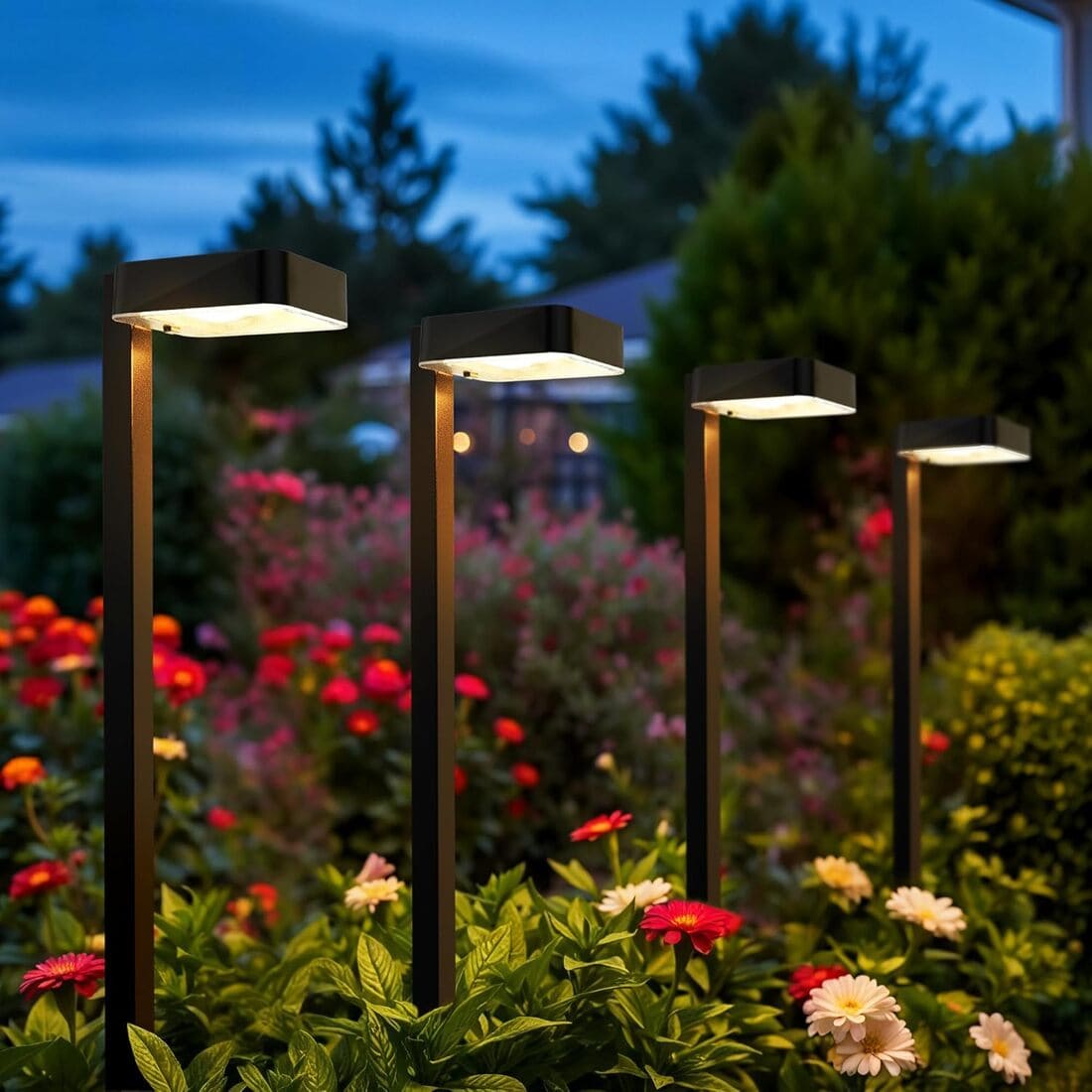 Bright Solar Modern Pathway Lights-6