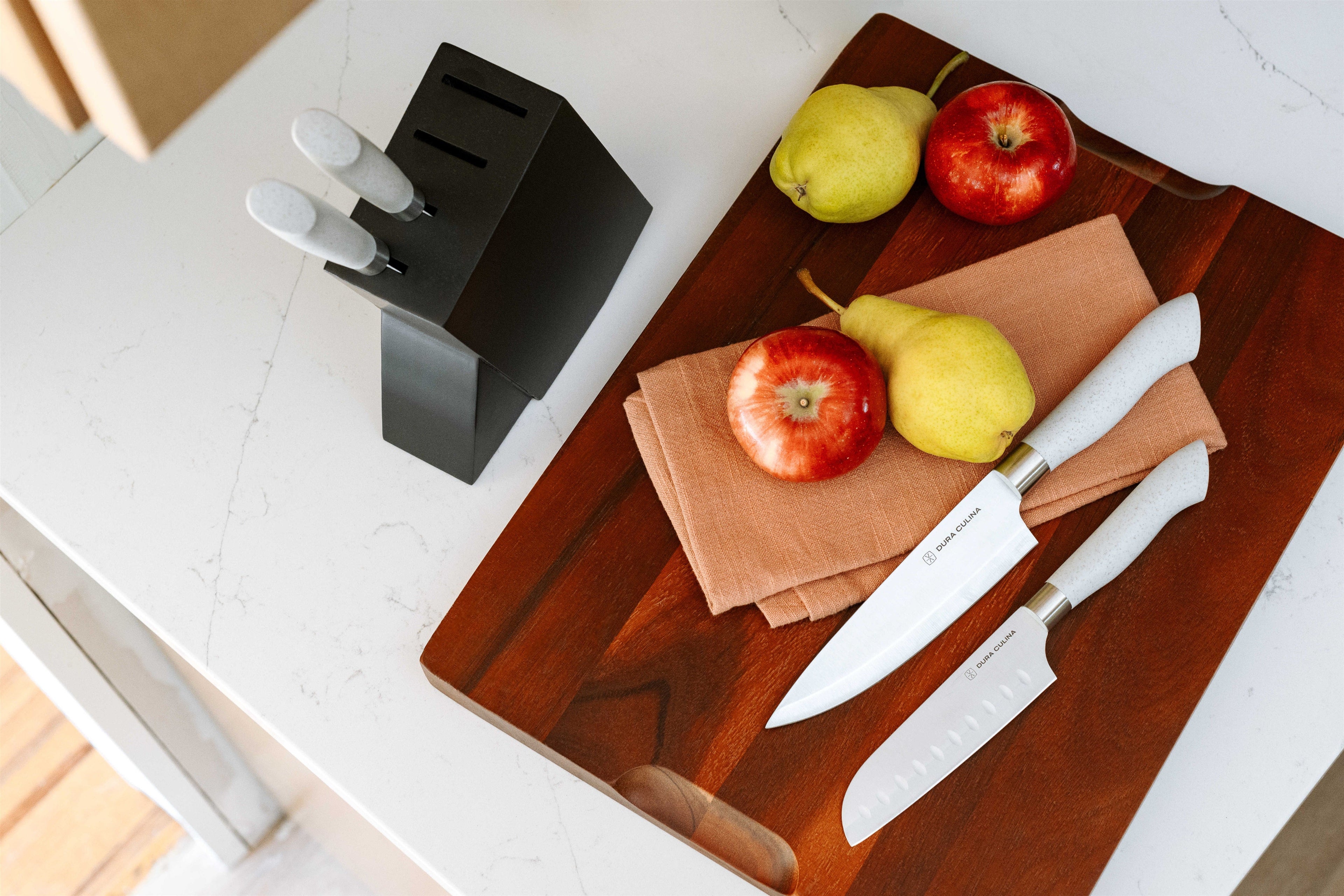 Eco-Cut 5-Piece Knife Block Set, Grey-4