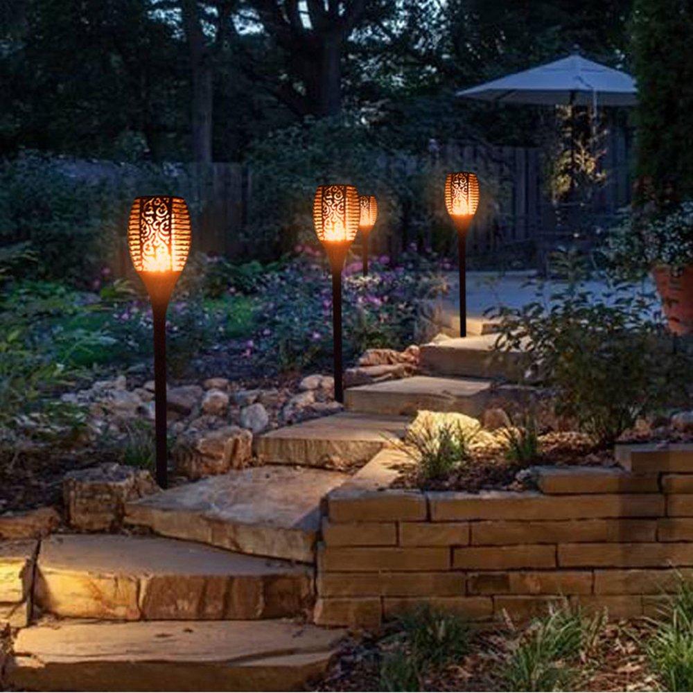 SolaFlame® | 96LED Flickering Flame Outdoor Solar Light | Dusk to Dawn | 2-Pack-4